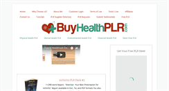 Desktop Screenshot of buyhealthplr.com